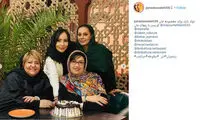 پرستو صالحی و رابعه اسکویی در جشن تولد