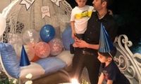 تولد ۳۸سالگی جباری در کنار خانواده