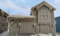 زیبایی و وحشت در یخبندان نیویورک