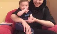 ریحانه پارسا و پسرش