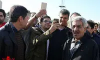 عکس: قیافه عجیب فردوسی پور در سلفی
