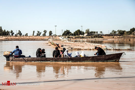 قطع راه ارتباطی چند روستا با شهر در خوزستان