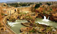 تصاویری از سازه‌های آبی زیبای شوشتر