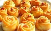 طرز تهیه پیراشکی به شکل گل