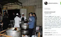 عکس متفاوت هیاتی از حاج قاسم سلیمانی