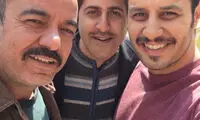 عکس سلفی جواد عزتی و دوستان