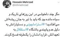 خشمِ هواداران استقلال از فسخ استراماچونی