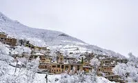تصاویر دیدنی از سفید پوش شدن روستای زیبای ماسوله
