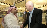 رئیس فیفا به عربستان رفت
