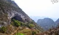 غاری در چین که 100 نفر جمعیت دارد