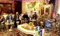 پذیرایی افغان‌ها از ژنرال آمریکایی با آبمیوه ایرانی