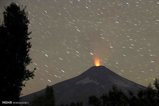 عکس: فعال شدن آتشفشان ویلاریکا