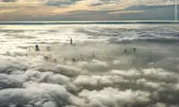 لندن در مِه فرو رفت