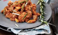 خوراک گوشت و بادام با ظاهری هوس انگیز و عطری دلبرانه!
