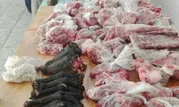 دستگیری شکارچی غیرمجاز در حین سلاخی