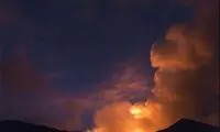 لبه آتشفشان از نمایی نزدیک +عکس