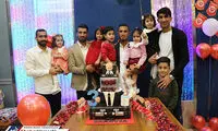 شعار بیرانوند در جشن تولد پسرِ علیپور