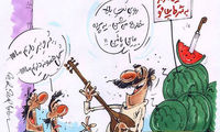 کاریکاتور: این هم کلاس آواز به شرط چاقو!