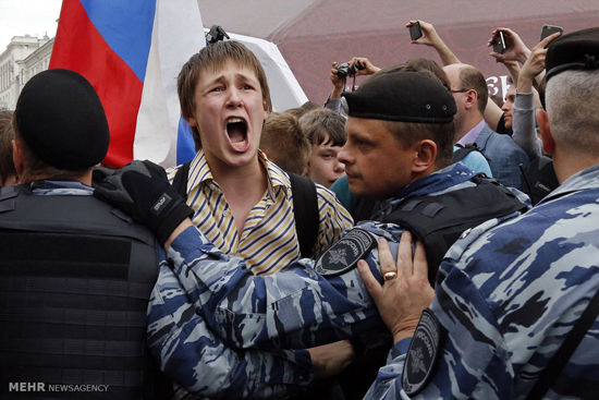 تظاهرات ضد دولتی در روسیه‎