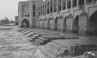 زاینده‌رود پر آب و حیات بخش در عهد قاجار