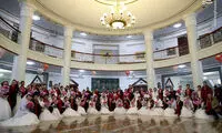 ازدواج دسته جمعی چینی ها در جشنواره هاربین