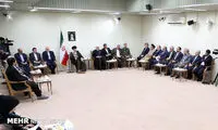 دیدار روحانی و اعضای دولت با رهبر معظم انقلاب