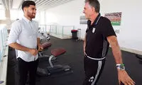دیدار جهانبخش و کی‌روش در پک