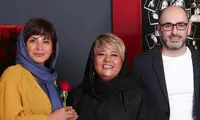 سیما تیرانداز در کنار بازیگر زن جنجالی