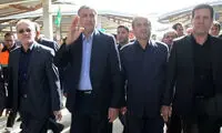 اولین روز کاری وزیر راه در مرز مهران