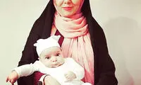 اولین عکس از دختر کوچولوی آزاده نامداری