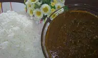 غذای محلی دامغان؛ خورش گردو اسفناج