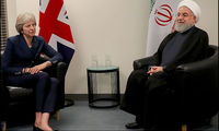 دکتر روحانی در دیدار نخست وزیر انگلیس