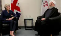 دکتر روحانی در دیدار نخست وزیر انگلیس