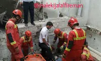 حبس ۲ کارگر جوان زیر آوار ساختمان