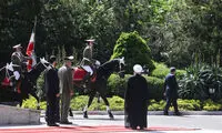 عکس: استقبال رسمی روحانی از «کیتاروویچ»