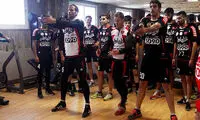 عکس: قیافه پرسپولیسی ها زیر وزنه