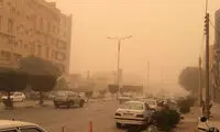 آسمان خاک گرفته اهواز، همین امروز