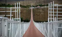 بزرگترین پل معلق خاورمیانه