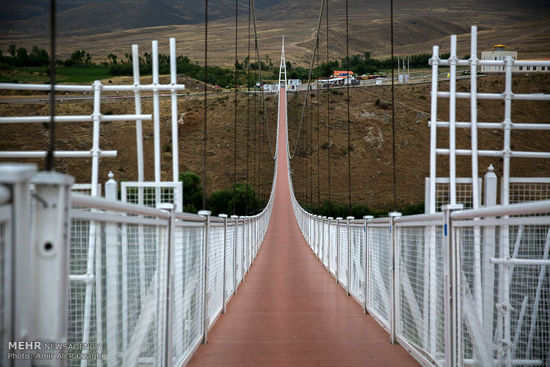 بزرگترین پل معلق خاورمیانه