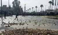 برخی افراد، جاده قائمیه به کازرون را بستند