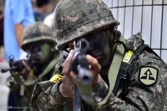رزمایش نظامی مشترک آمریکا و کره جنوبی