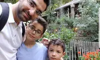 کوهنوردی جوان‌ترین وزیر دولت با آقازاده‌هایش