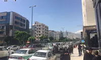 ازدحام جمعیت مقابل محل قتل همسر نجفی