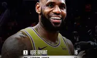 رکورد جدید جیمز در NBA