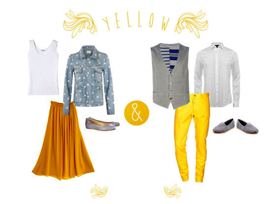راهنمای انتخاب رنگ لباس؛ رنگ زرد