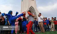 مراسم روز جهانی ووشو در میدان آزادی