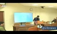 تصاویر ویدئویی جدید از نخستین دادگاه روح‌الله زم