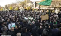 مراسم تشییع پیکر «سید قاسم موسوی قهار»
