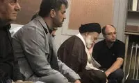 فرزند رهبرانقلاب در مراسم عزاداری بین مردم