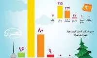 اینفوگرافیک: 276 روز پاک و سالم در سال 95